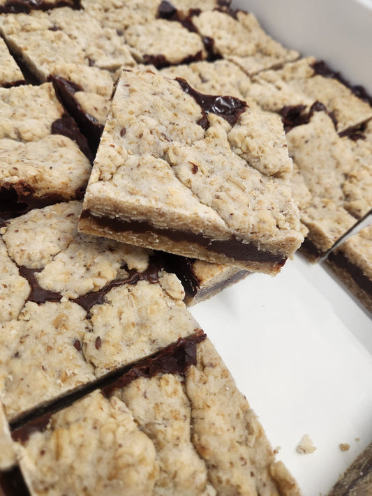 Oat Fudge Bars (now gluten free!)